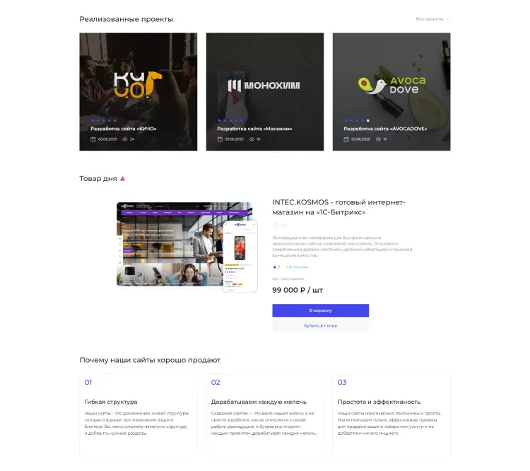 Фото 16: «INTEC.Digital 2.0 - НОВЫЙ готовый сайт для веб-студий, интернет-агентств и digital-компаний»